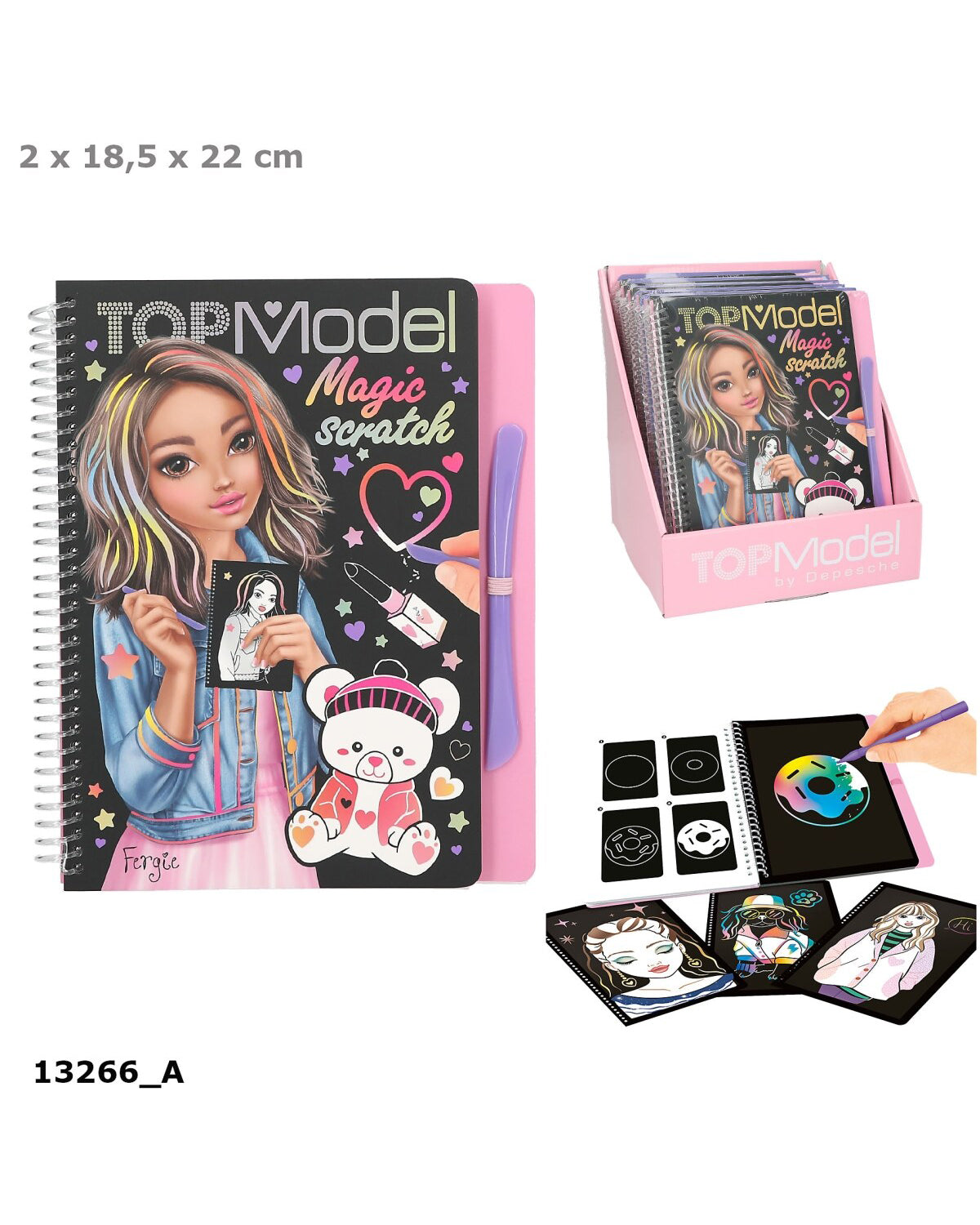 TOPModel Magic Scratch Book