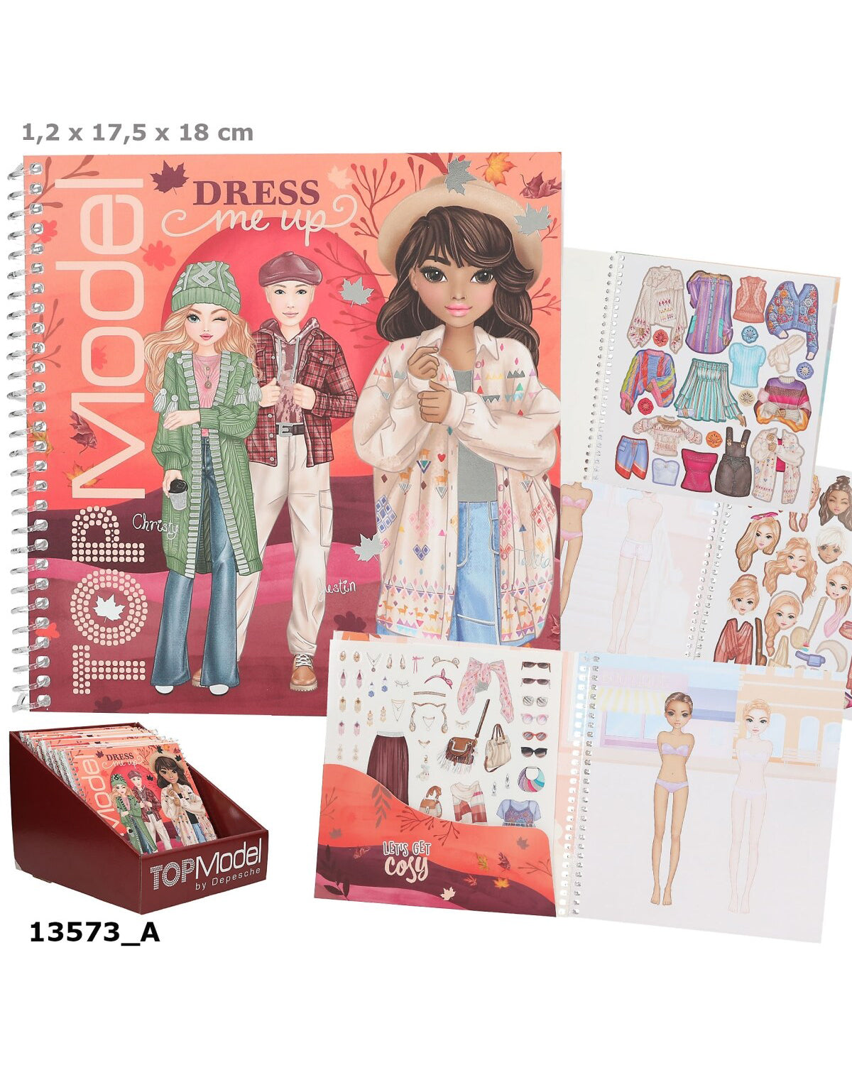 TOPModel Dress Me Up Stickerbog COSY