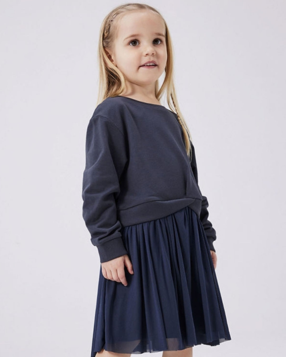 Blågrå - Indian ink - name it kjole - 13235169