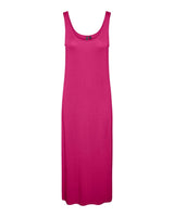 Pink - beetroot purple - Pieces - long summer dress - 17101770