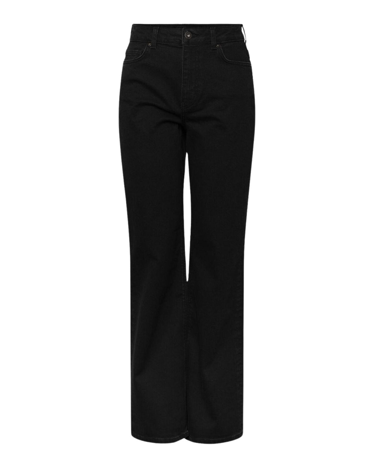 Black - denim - trousers - 17124329
