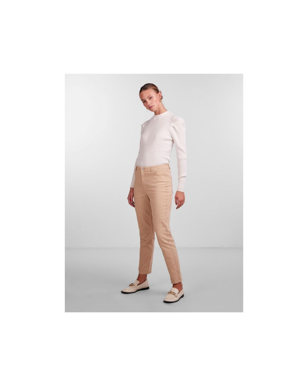 Irish cream PIECES jeans - 17133424