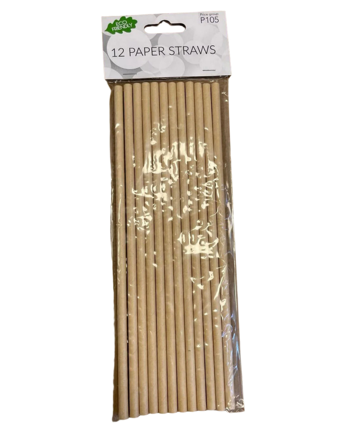 Paper straws 12 pcs
