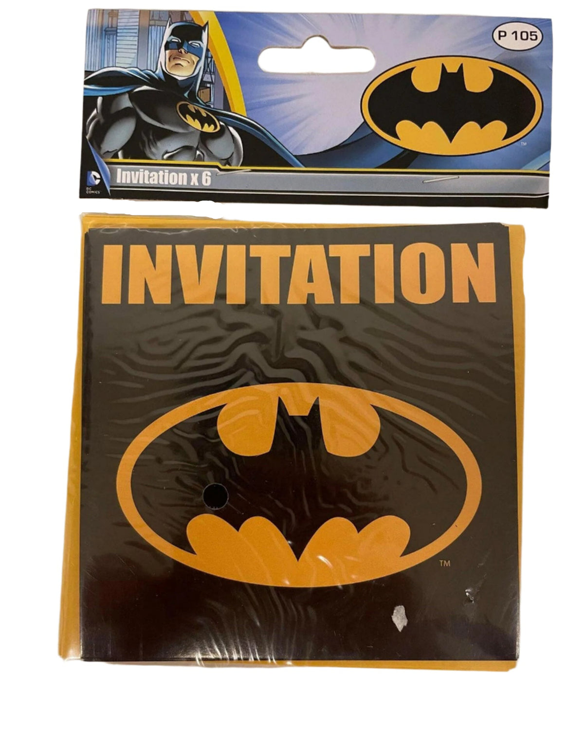 Indbydelser Batman 6 stk