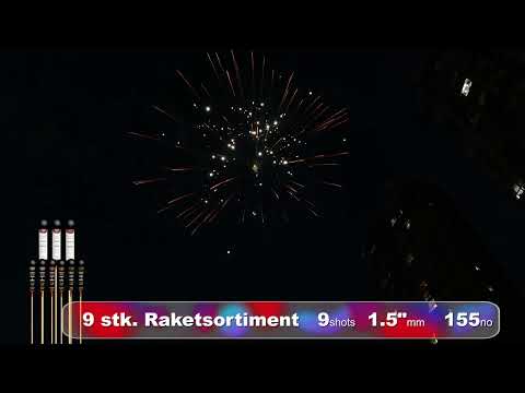 (No.155) Ball rockets 9 pcs 1.5"