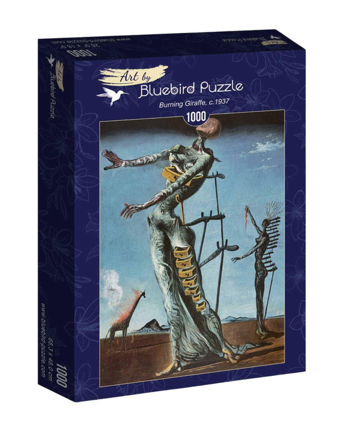 Puslespil 1000 brikker Salvador Dali - Burning giraffe