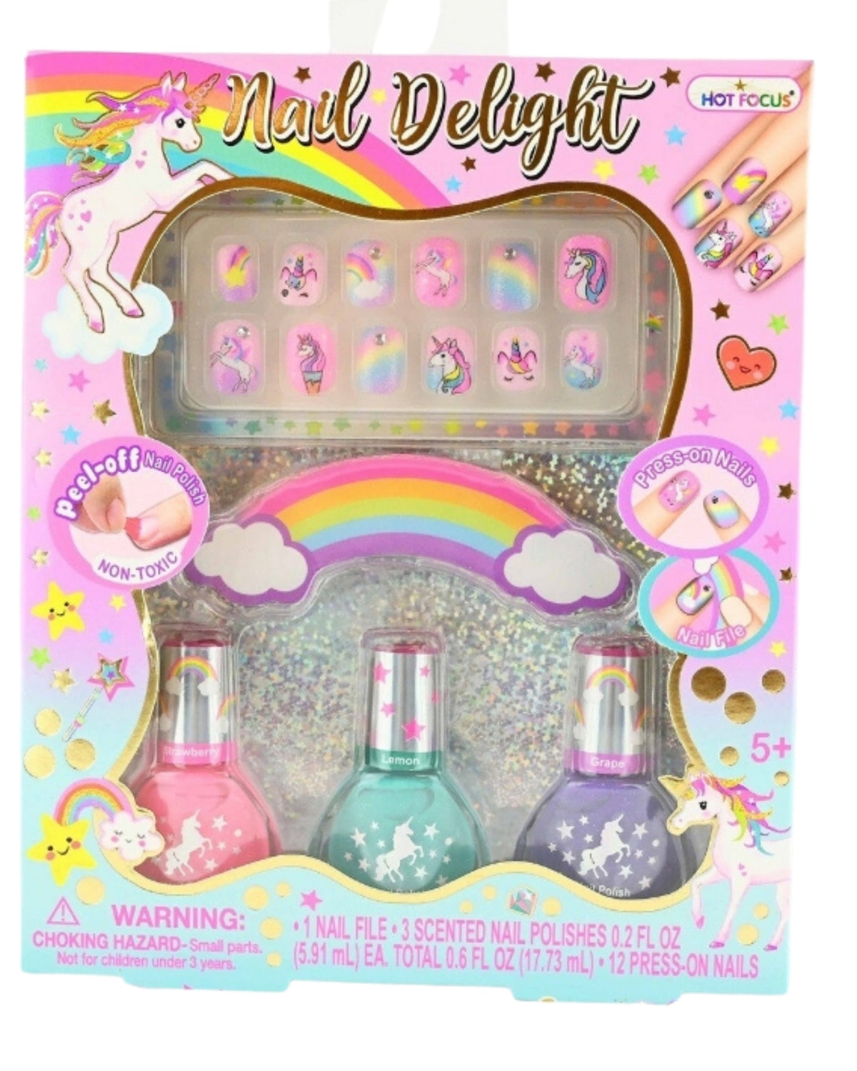 Nail set - Polish and press-on
