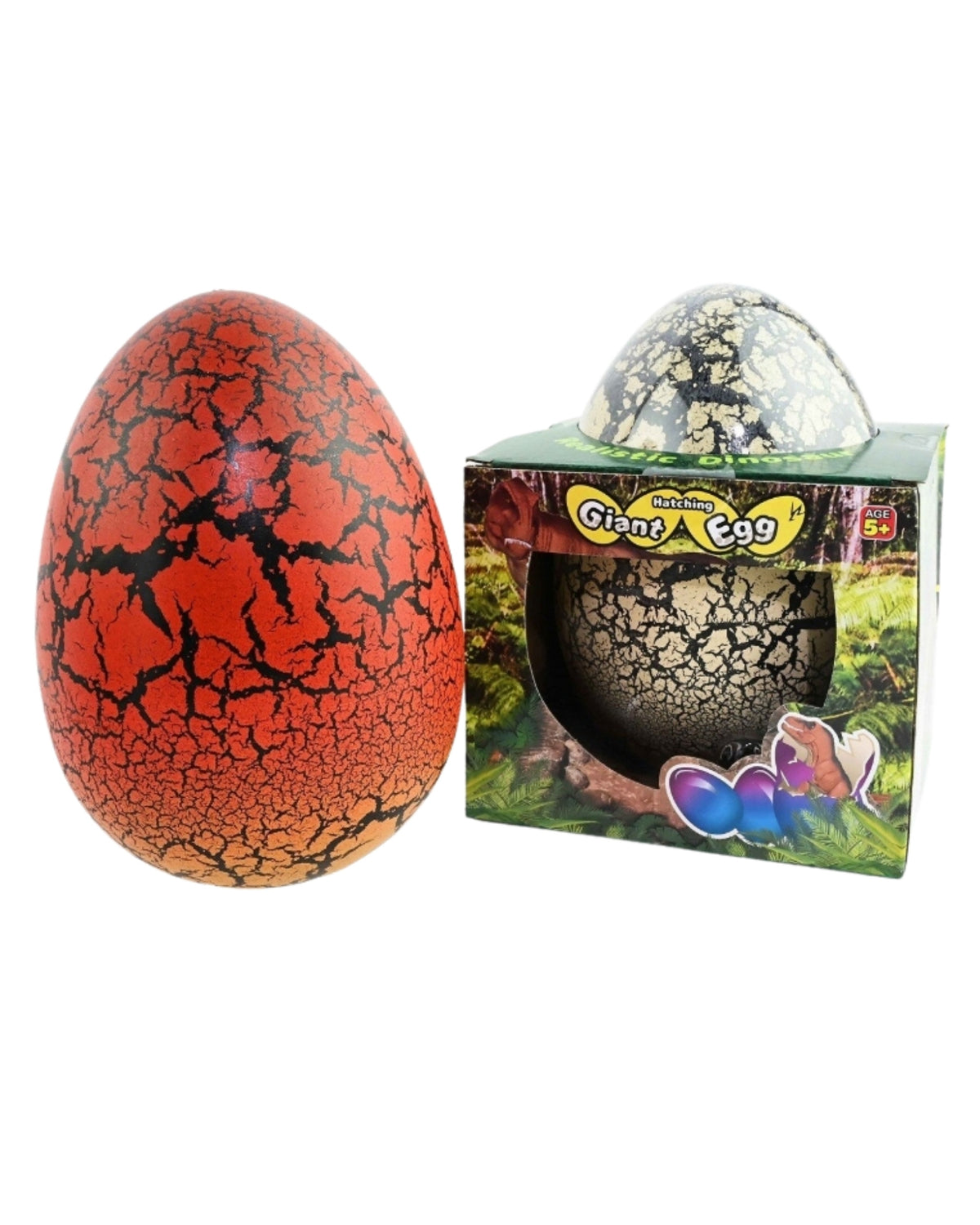 Growing egg dino choose between 2 ass 18cm