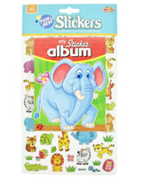 Stickers with album - Animals 28x16cm