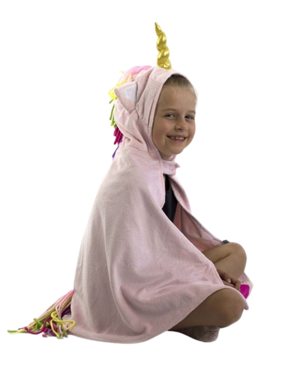 Cape Unicorn pink rainbow (3-8 YEARS)
