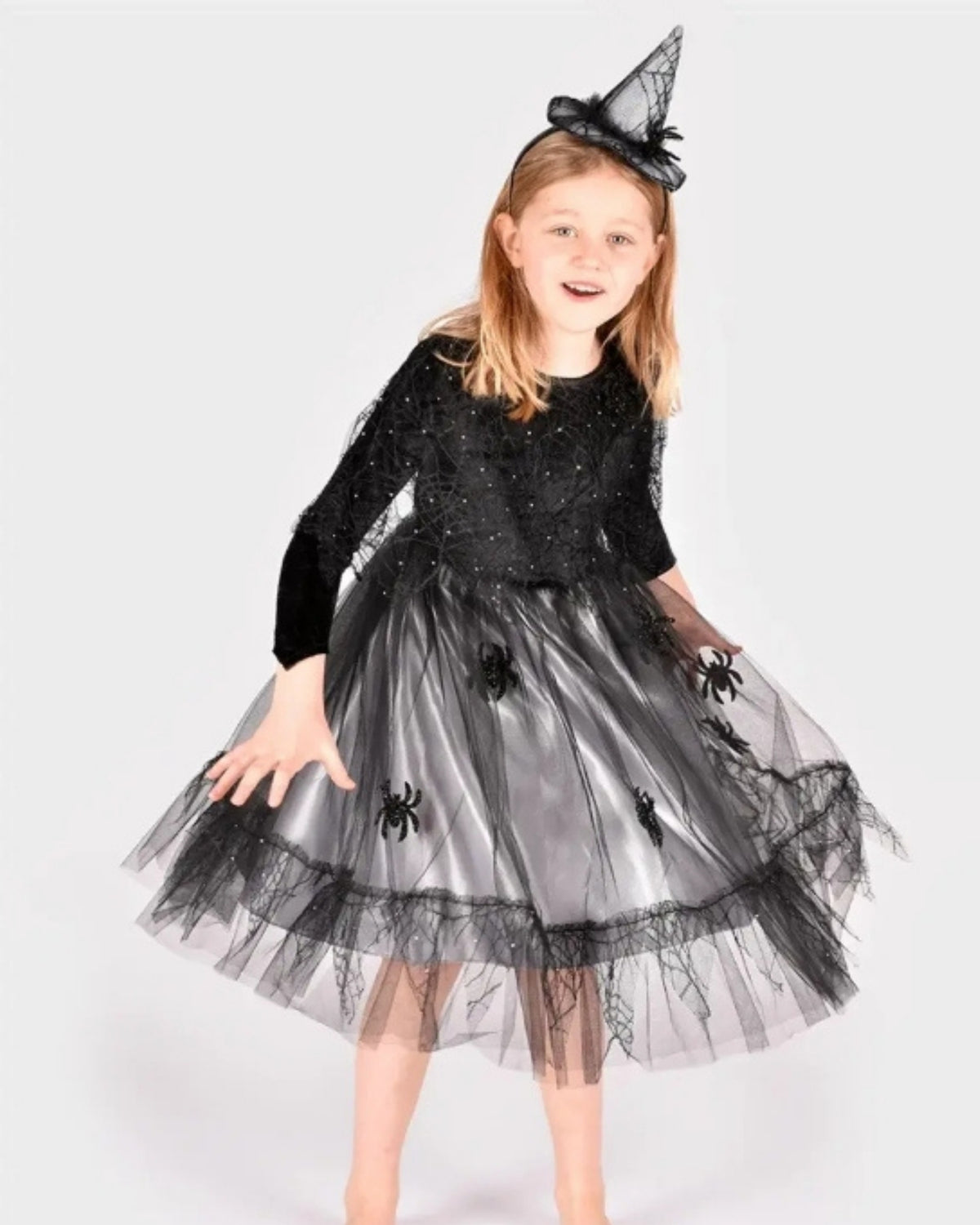 Witch dress with accessories 98-104cm