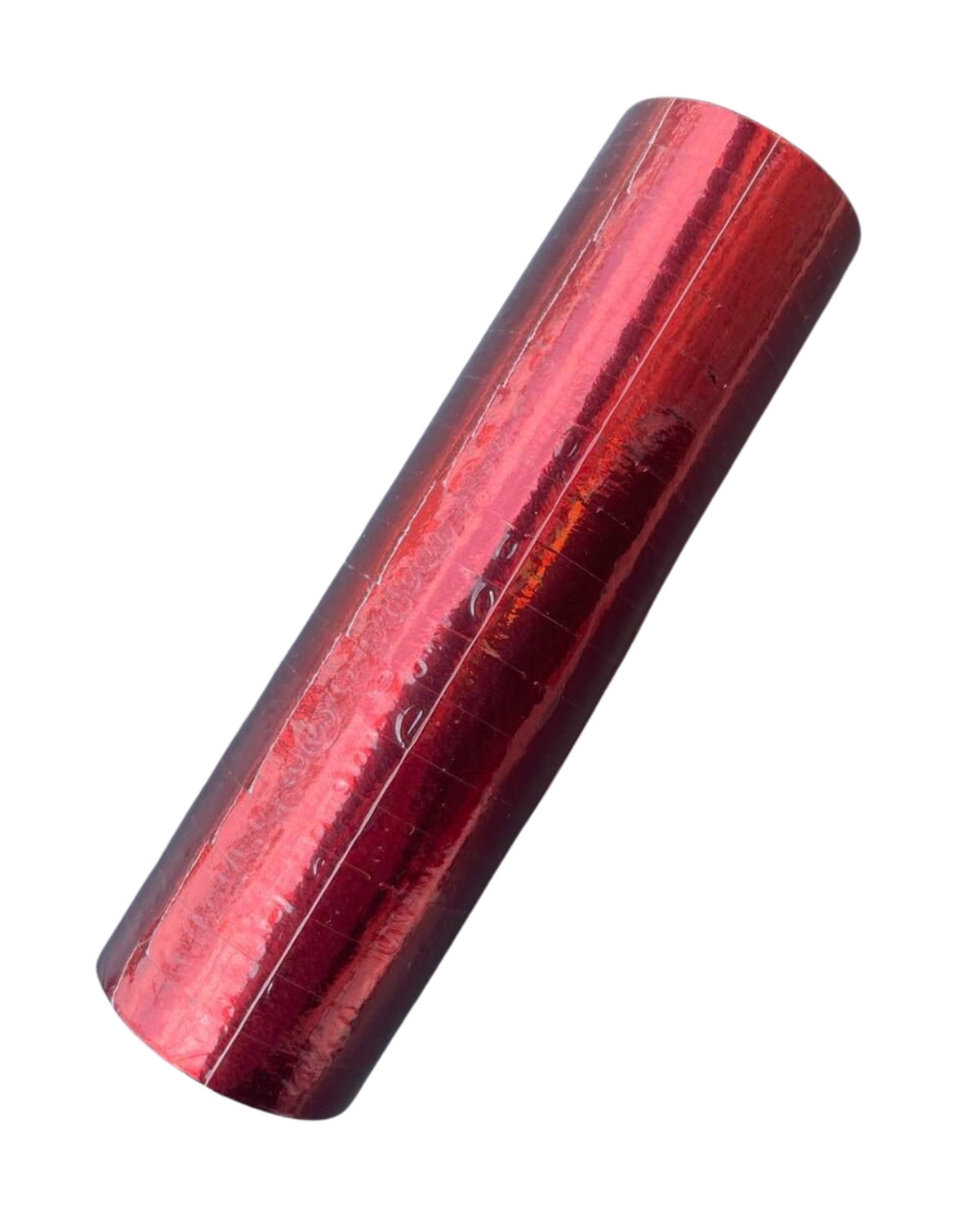 Serpentiner i folie - rød 4m 0,7cm 18 ringe - 1 rulle