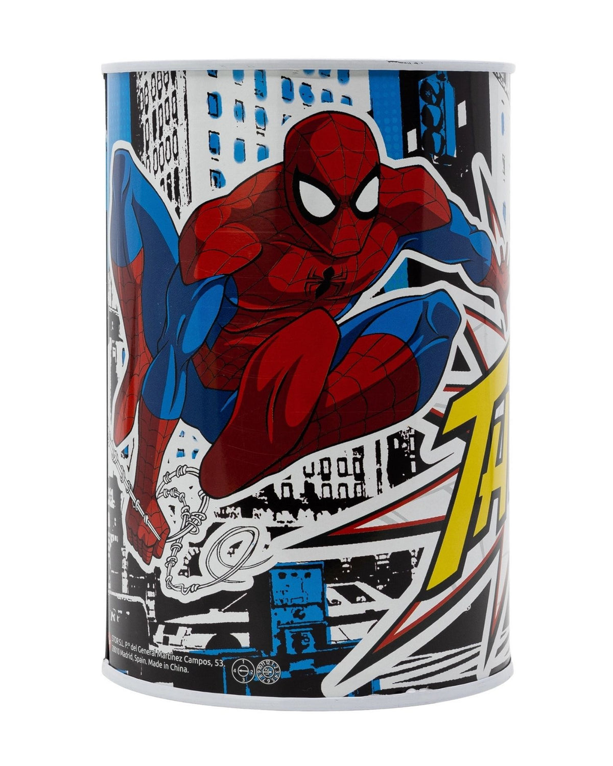 Spiderman sparebøsse i metal