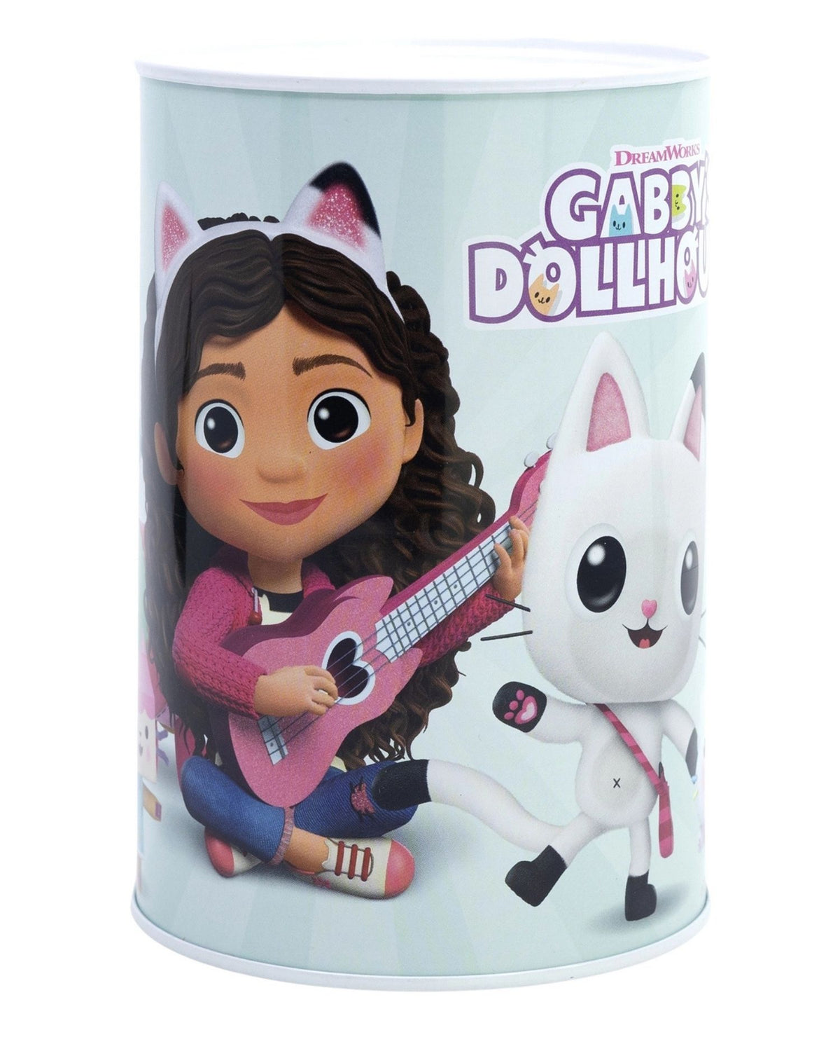 Gabby's dollhouse piggy bank in metal