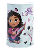 Gabby's dollhouse piggy bank in metal