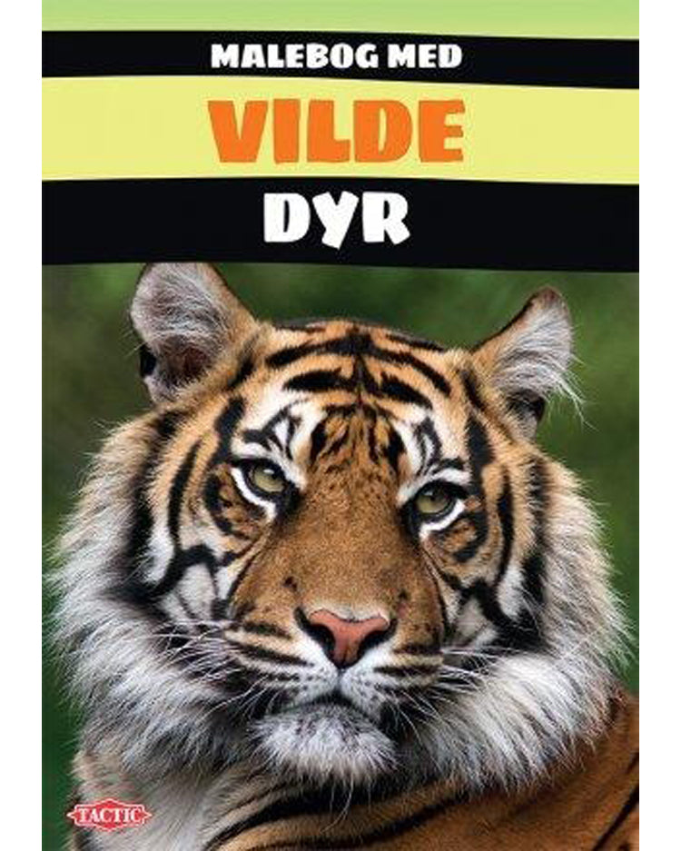 Wild animal coloring book