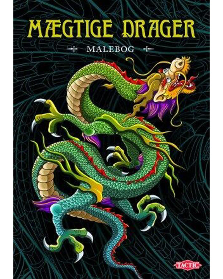 Coloring book Mighty dragons