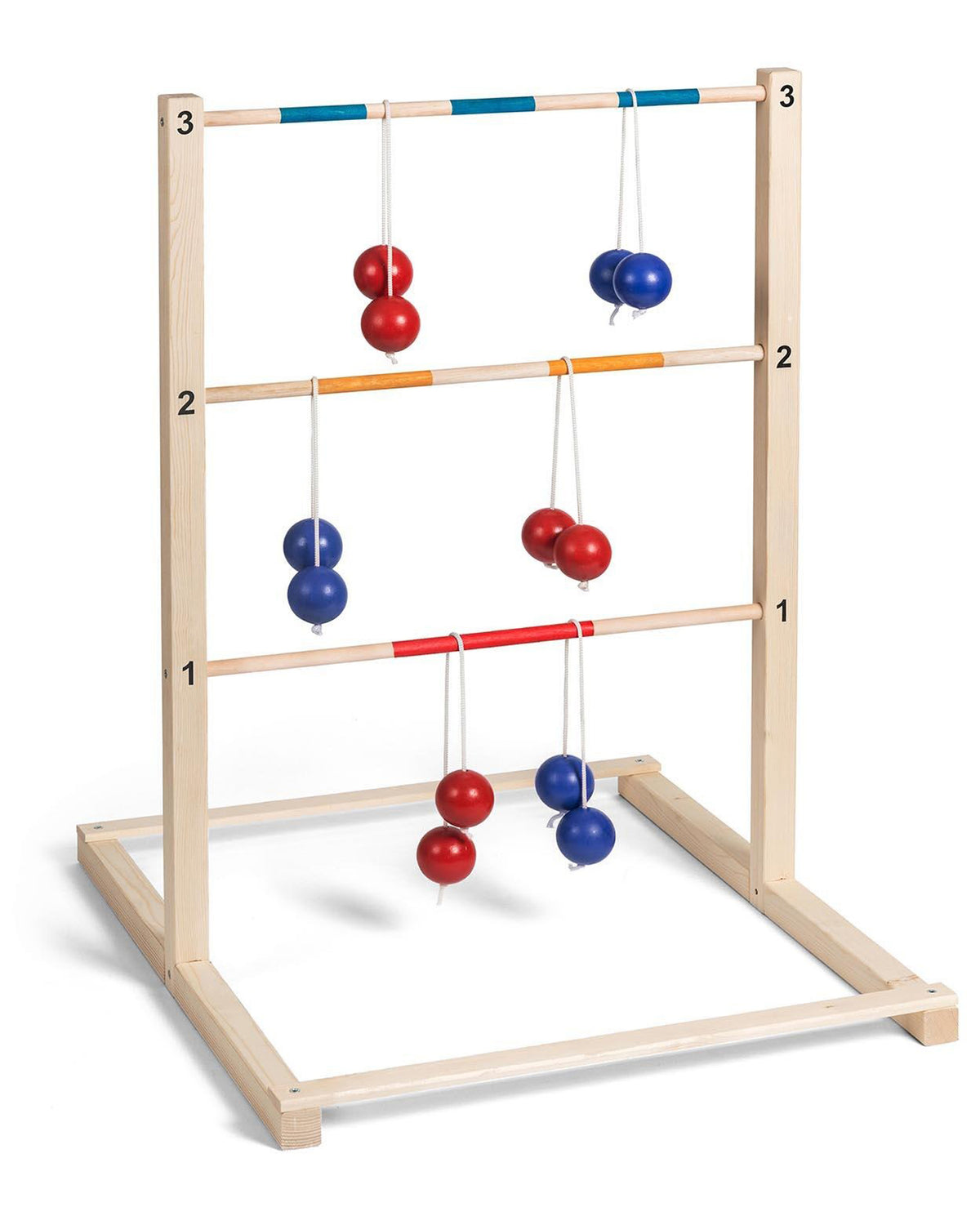 Ladder golf tree with 6 balls